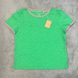 Boden Green and Pink Women’s’ Jersey T-shirt